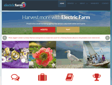 Tablet Screenshot of electricfarm.co.uk